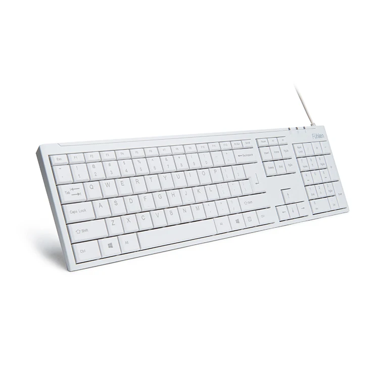 Fuhlen L618  hot selling  wholesale price  home office wired mouse & keyboard combo custom logo ultra thin classic durable
