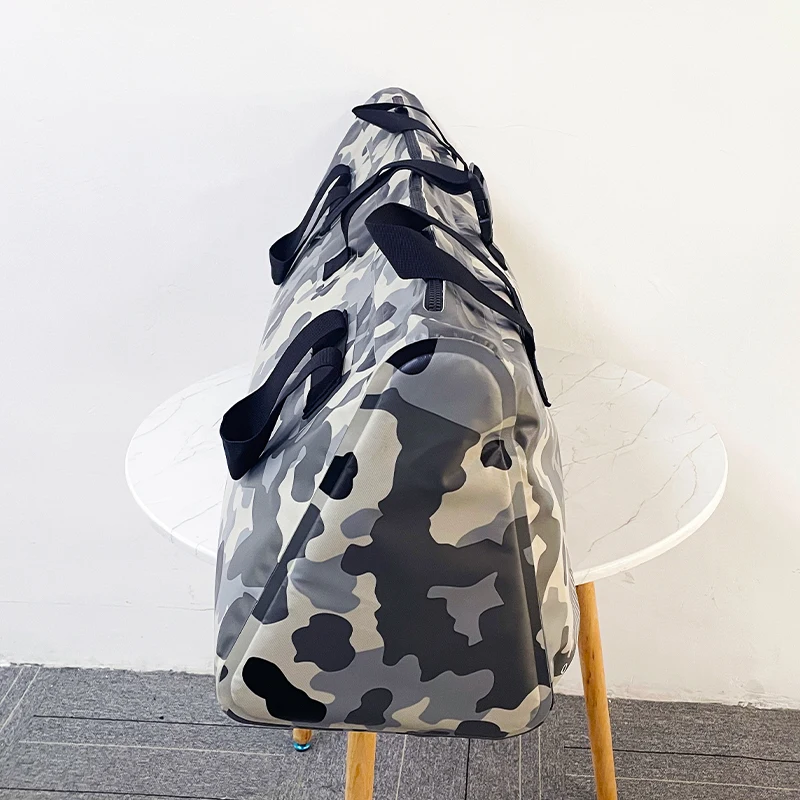wholesale cheap camo tpu pva eva cooler bag insulated catch fish cooler bag kill bag with plug drain