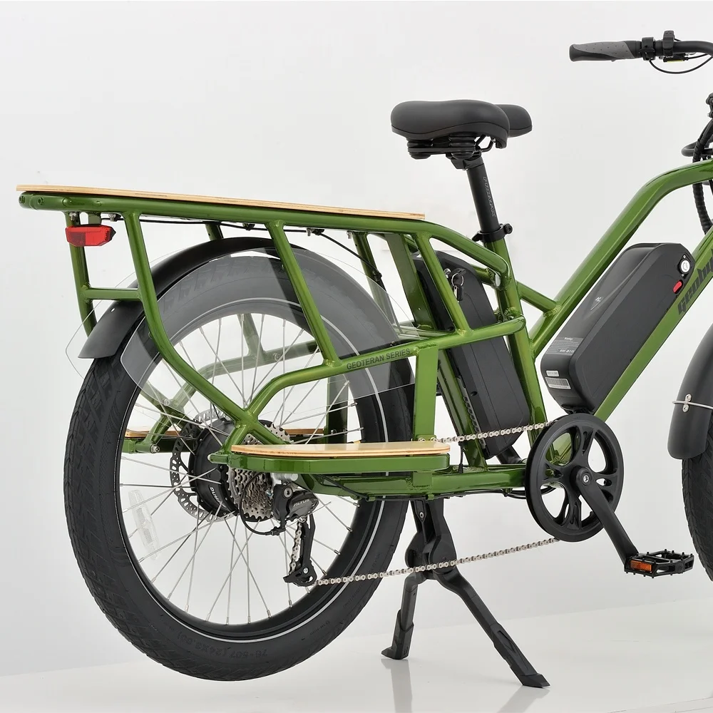 High Quality long tail cargo electric bike 7 speed adult electric tricycle fat tire electric bike 250w for oem odm