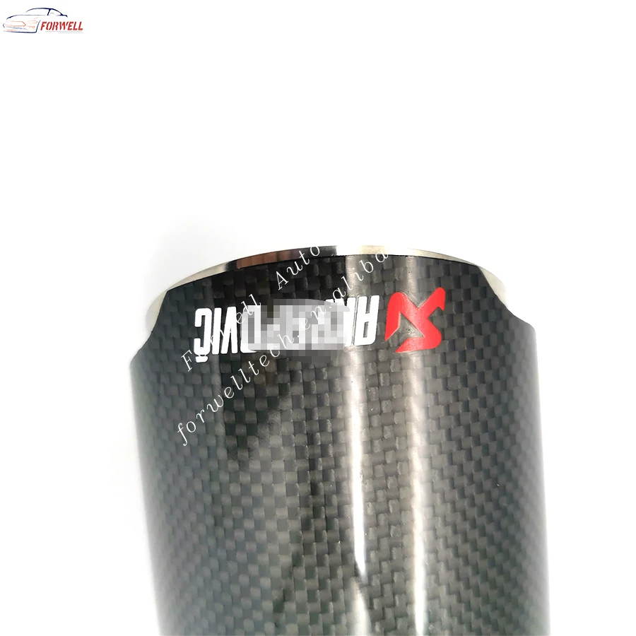 
Muffler Titanium Pipe Motorcycle for Car Tail Carbon Fiber Exhaust Tip for Akrapovic 