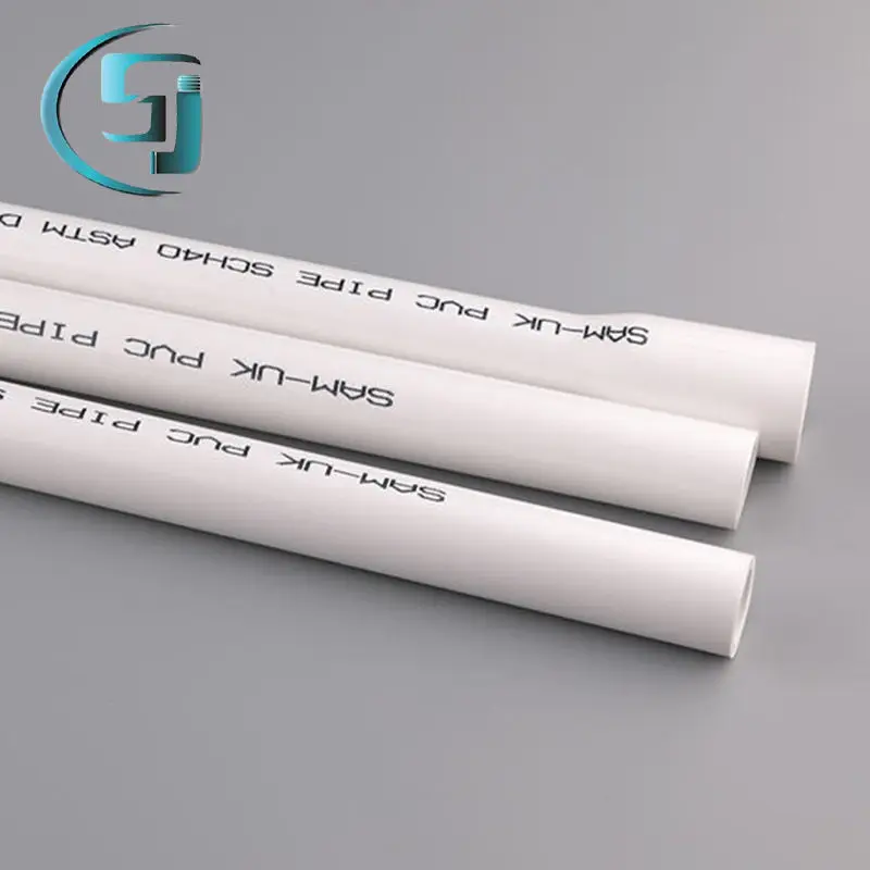 Factory Supply PVC-U Pipe 90mm 110mm Price UPVC Water Pipe and Fittings PVC Plastic Tube For Water and Air Delivery