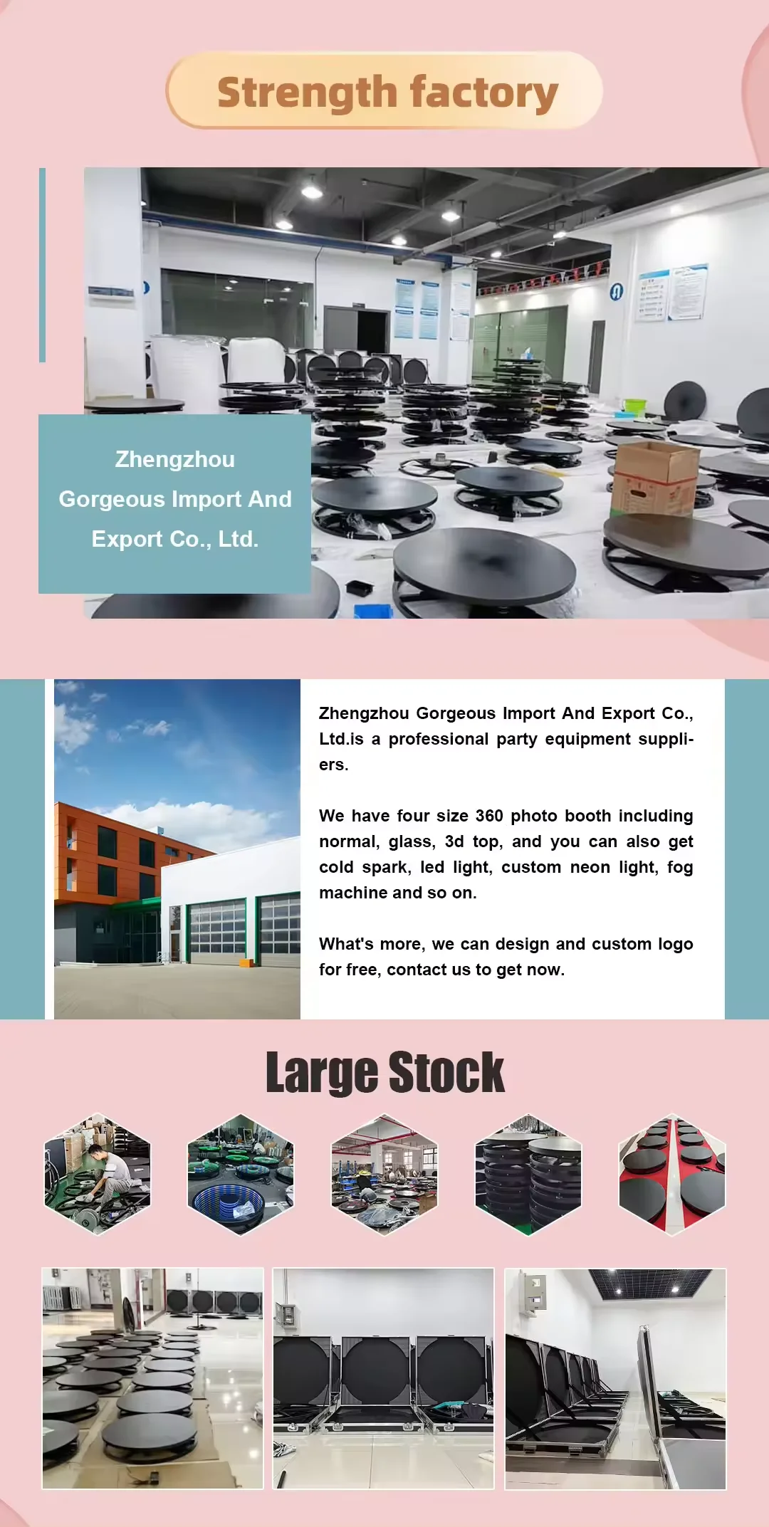 Automatic Rotating 3D Control Remoto Fantasy View Photo Booth 360 Electrical Motor