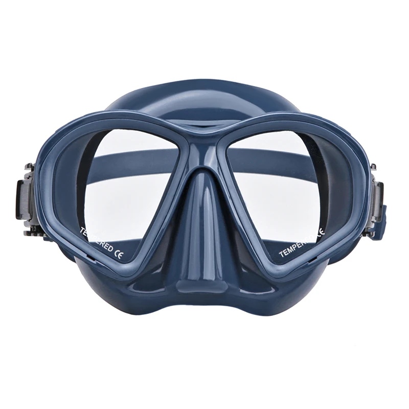 Aloma Solid Color Silicone Low Volume Scuba Diving Mask Large Field of View Freediving Waterproof Snorkel Gear