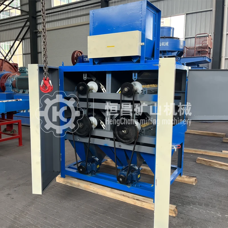 High Tension Two Four Rollers Zircon Sand Mineral Gold Tin Rutile Copper Monazite Separating Equipment Electrostatic Separator