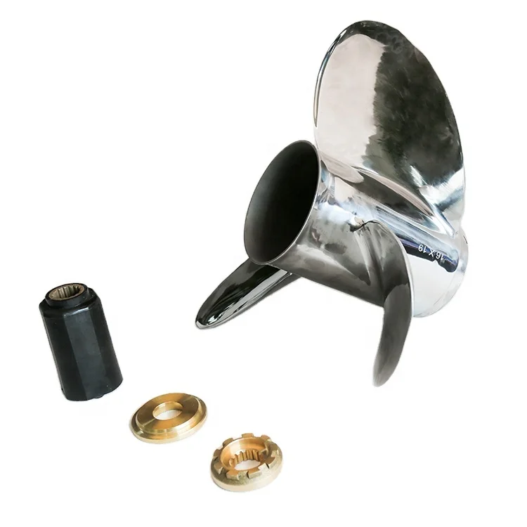 48- 16988A46 Stainless Steel Marine Outboard Boat Propeller For Mercury Engine 13 x 19