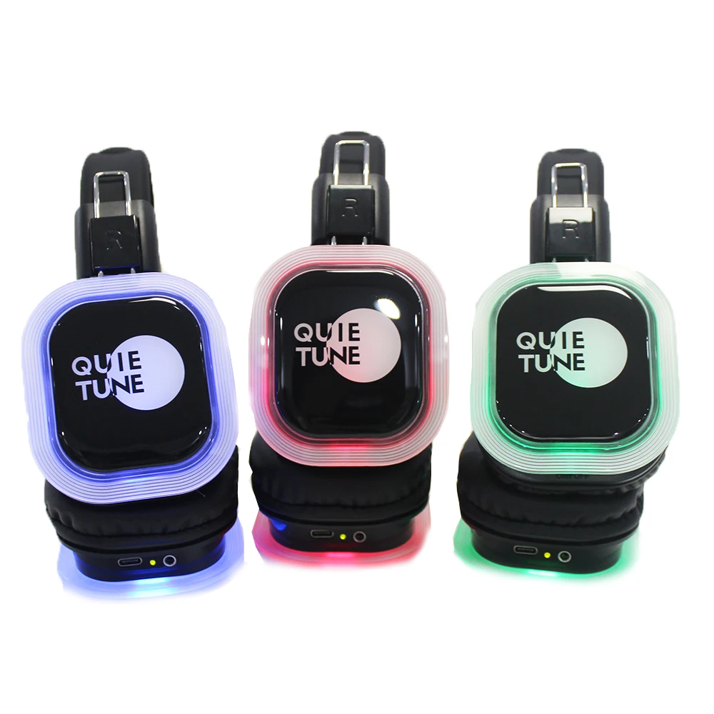 F39hifi silent party headphones silent disco earphone headphones wireless headset    electronics	 wireless headphones