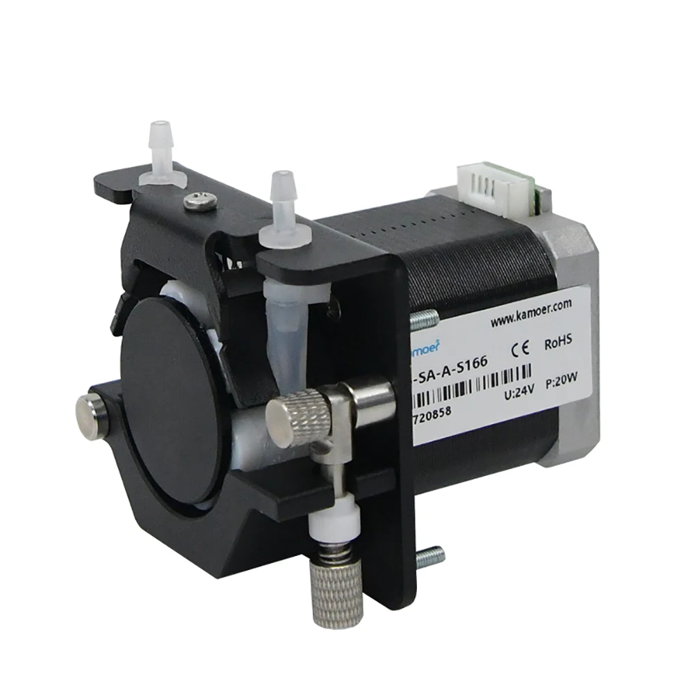 Kamoer 12v Stepper Motor 3 or 6 Roller easy load Peristaltic Pump for Liquid Transfer Metering