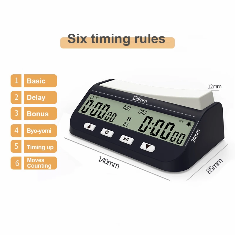 Digital Chess Timer Clock Professional Chess Game Multifunctional Board Game Timer Digit Chess Clock