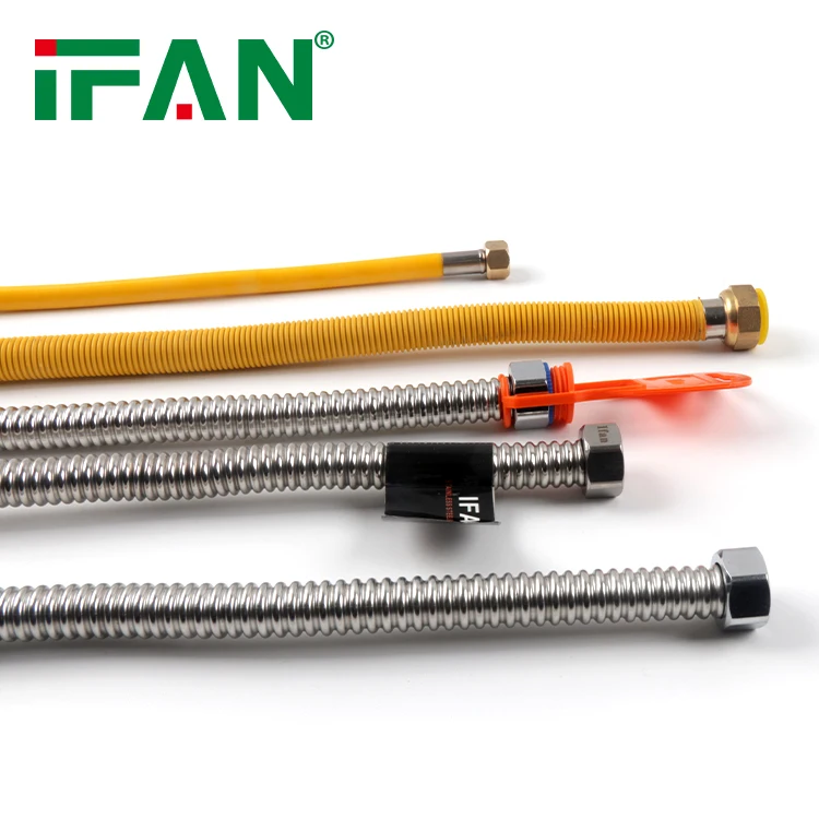 Ifan SS Flexible Metal Hose Flexible Water Hose Flexible Shower Hose With Brass Head