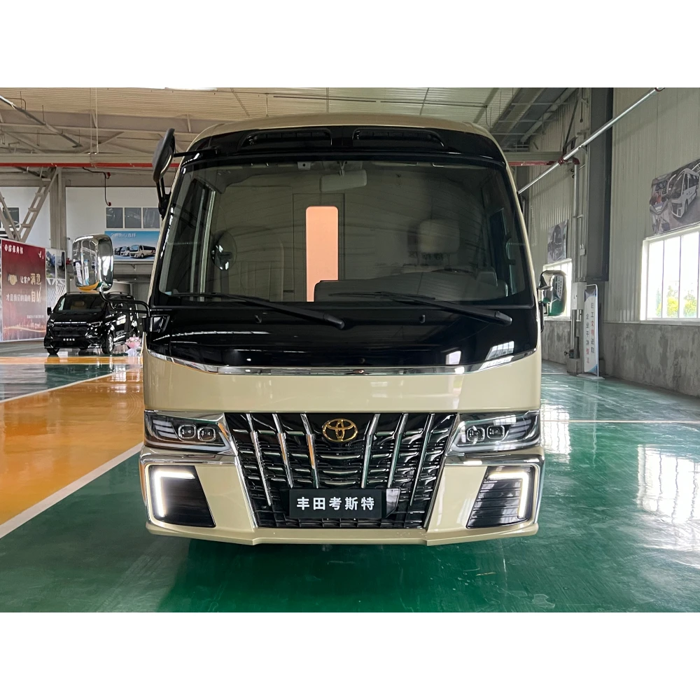 23-Seater Used Coaster Bus for Sale Diesel Manual Fuel Euro 3 Emission Standard Coach Bus