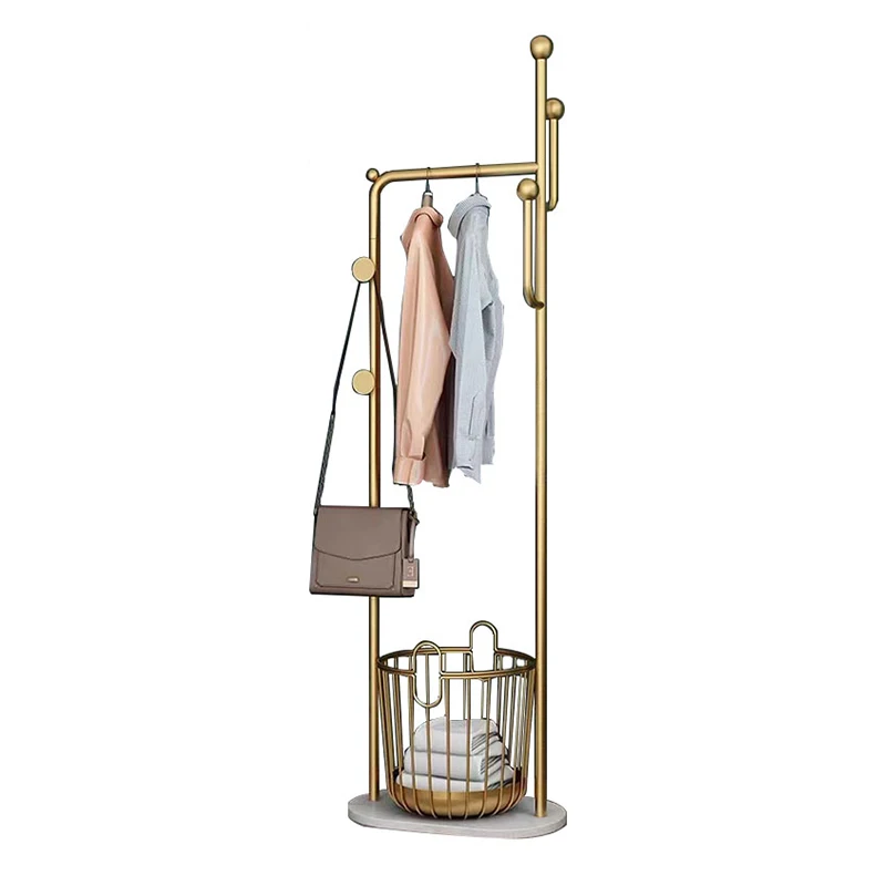High quality china Clothing Garment Rack Clothes Organizer Rack With Metal Shelves Clothing Hanging Coat Rack Stand With Wheels