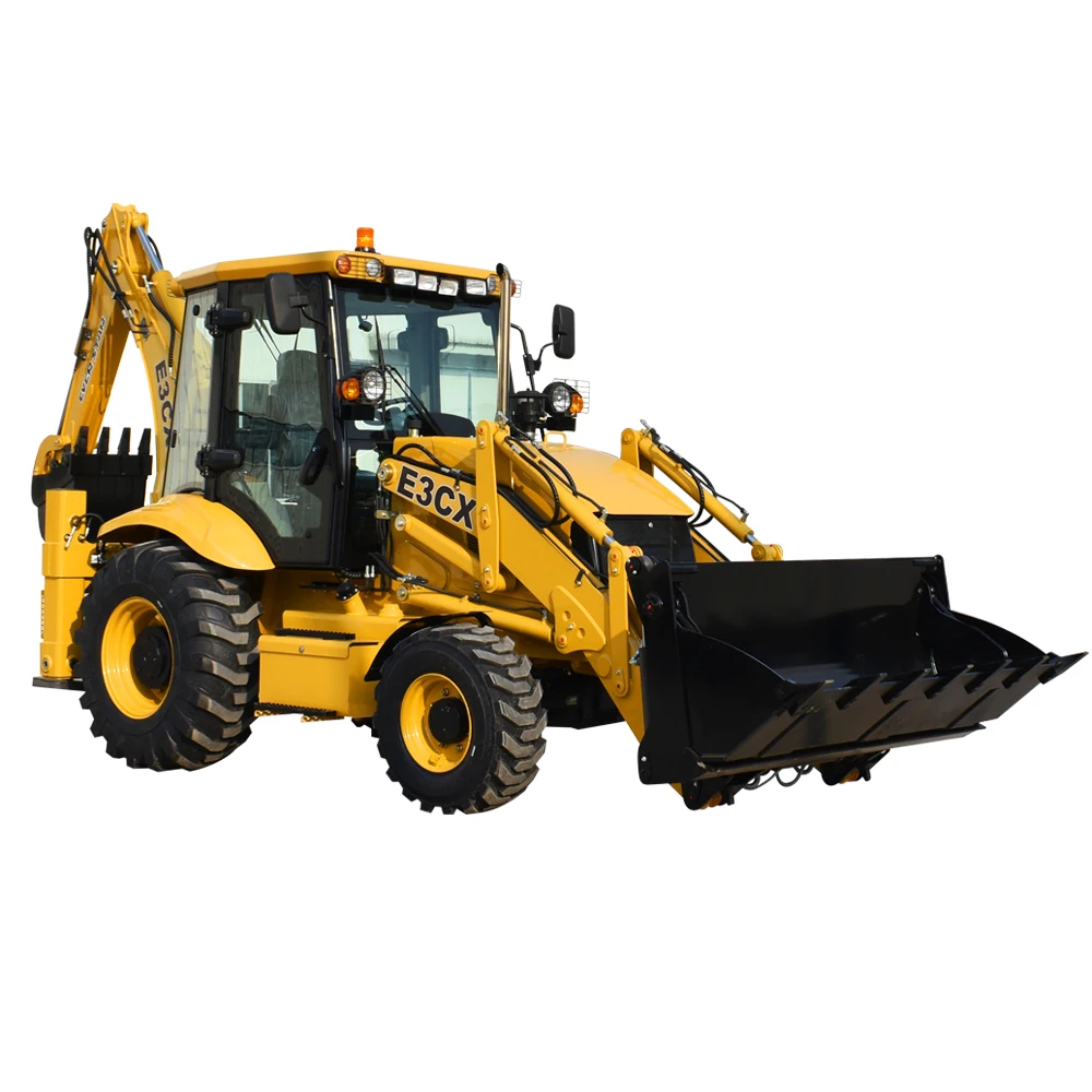 Multiple-purpose Machine Backhoe Excavator and Loaders with Optional Accessories 4wheel Loaders