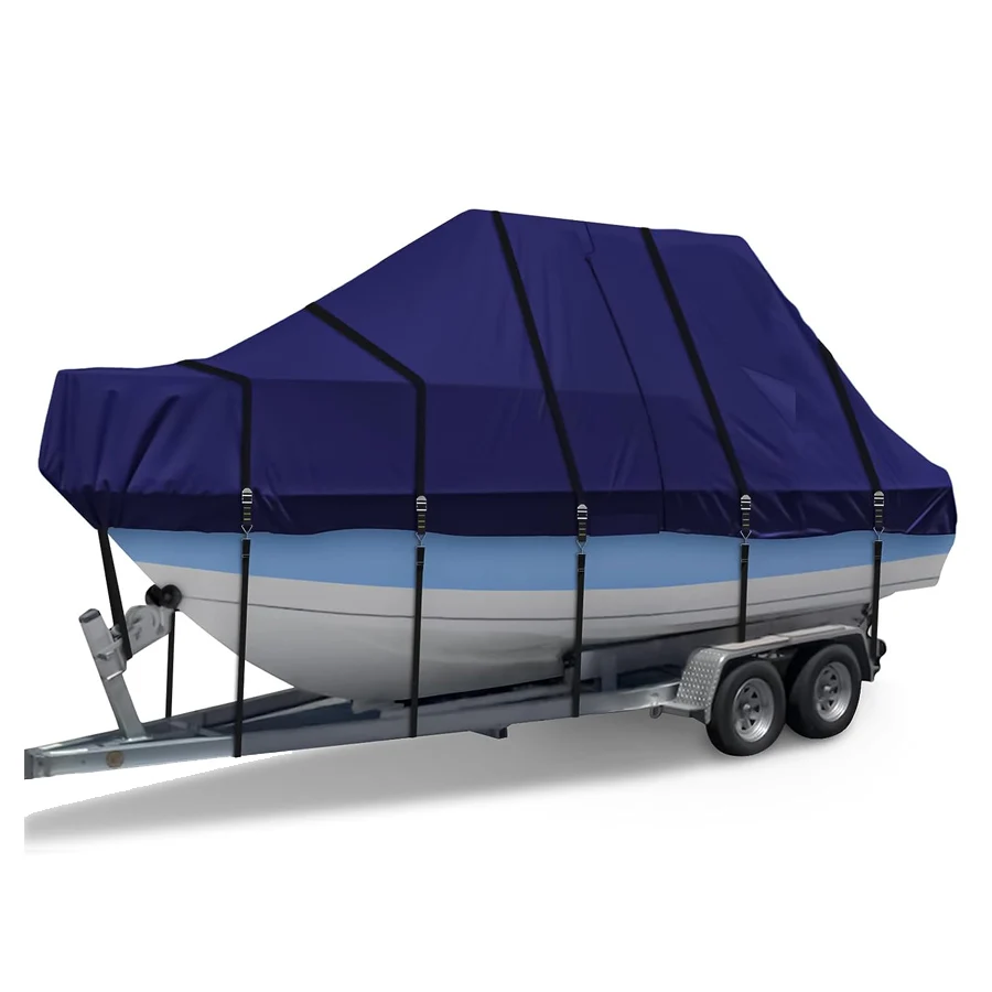 Heavy Duty Boat Cover Waterproof T-Top Hard Top Boat Cover 21-22ft