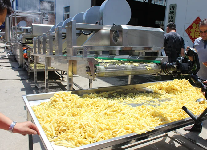 Pakistan Commercial Machinery Price Automatic Frier Fresh Potato Chips Production Line