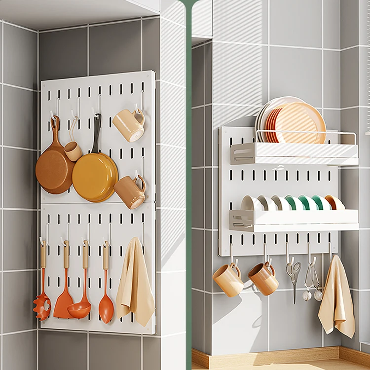 3 stainless steel Kitchen bathroom organizer corner shelf wall-mounted storage rack seasoning tableware spoon fork dish drying