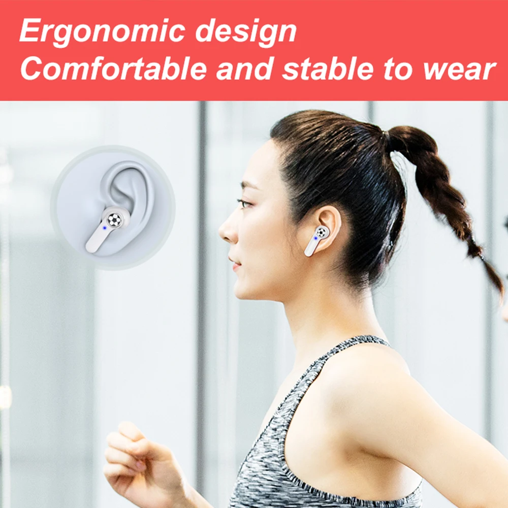 2021 Unique Design Round Shape Earphone Wireless Kids Safe Headphone Bluetooth 5.1 Earbuds Christmas Gifts For Student Children