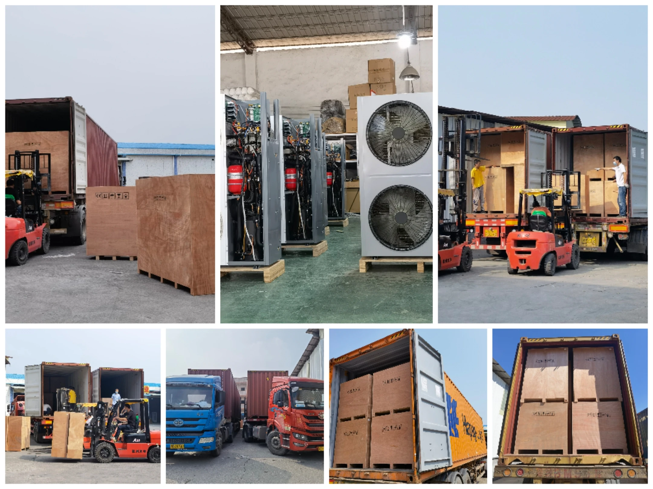 Home heating and cooling monoblok System 31kw 16 kw R290 monoblock air source heat pump for houses