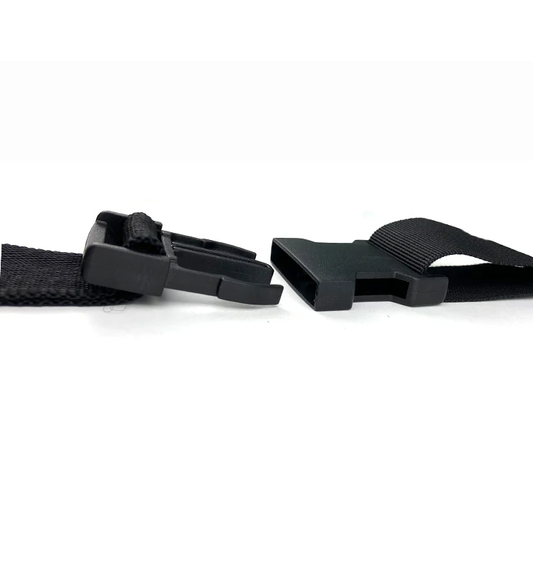 Bag Hanger Fixed Single Adjustable Quick Side Release Plastic Buckle Black POM Plastic Strap Belt Buckle for Bicycle