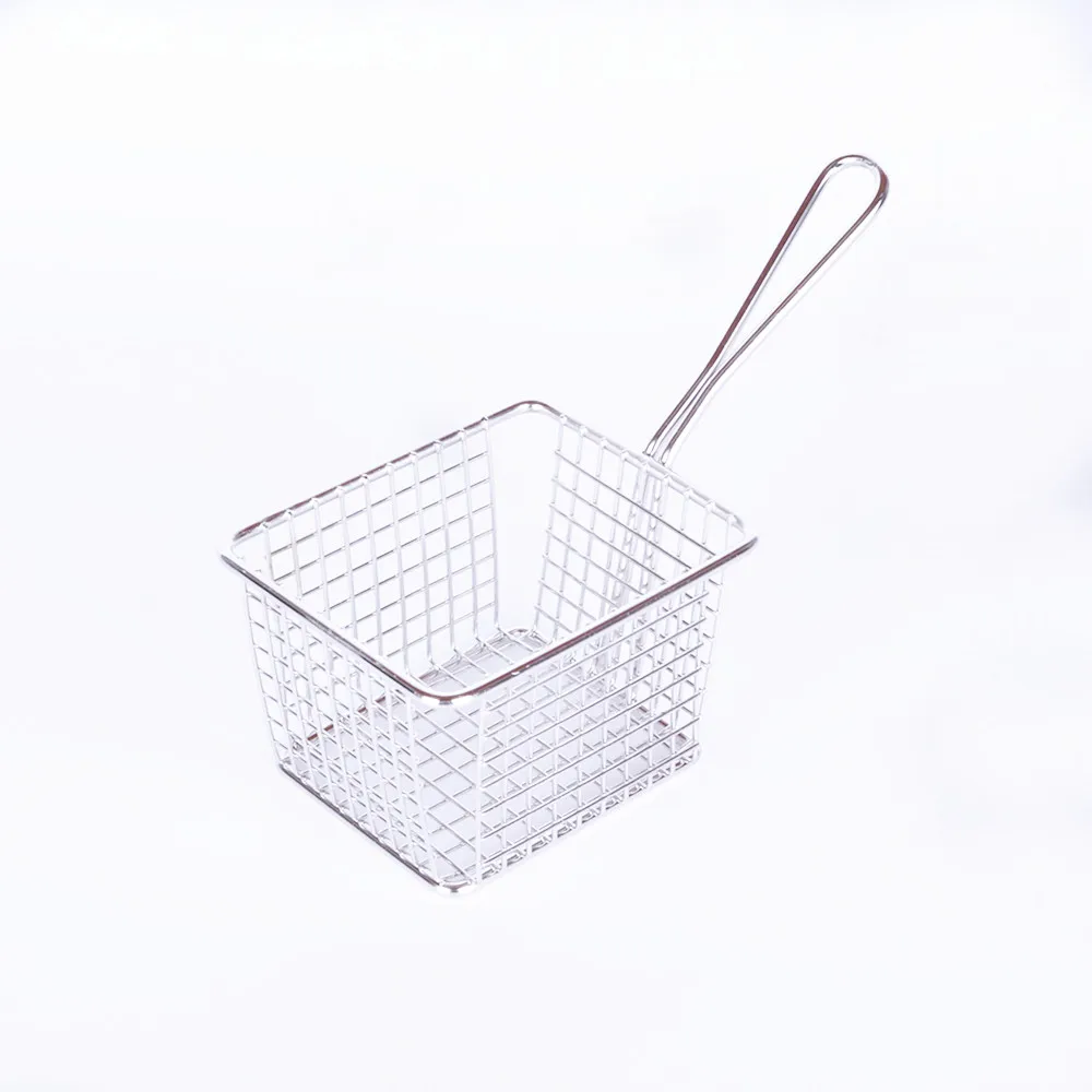 Mini Mesh Wire Net Strainer Kitchen Cooking Tools French Fry Chips Baskets