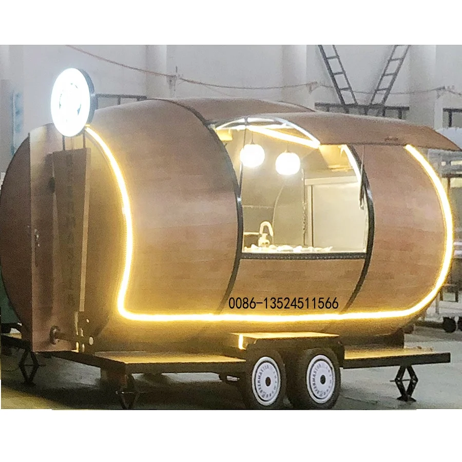 Hot selling mobile fast food truck/coffee food cart looks like a vintage cart/ice cream truck beer bar