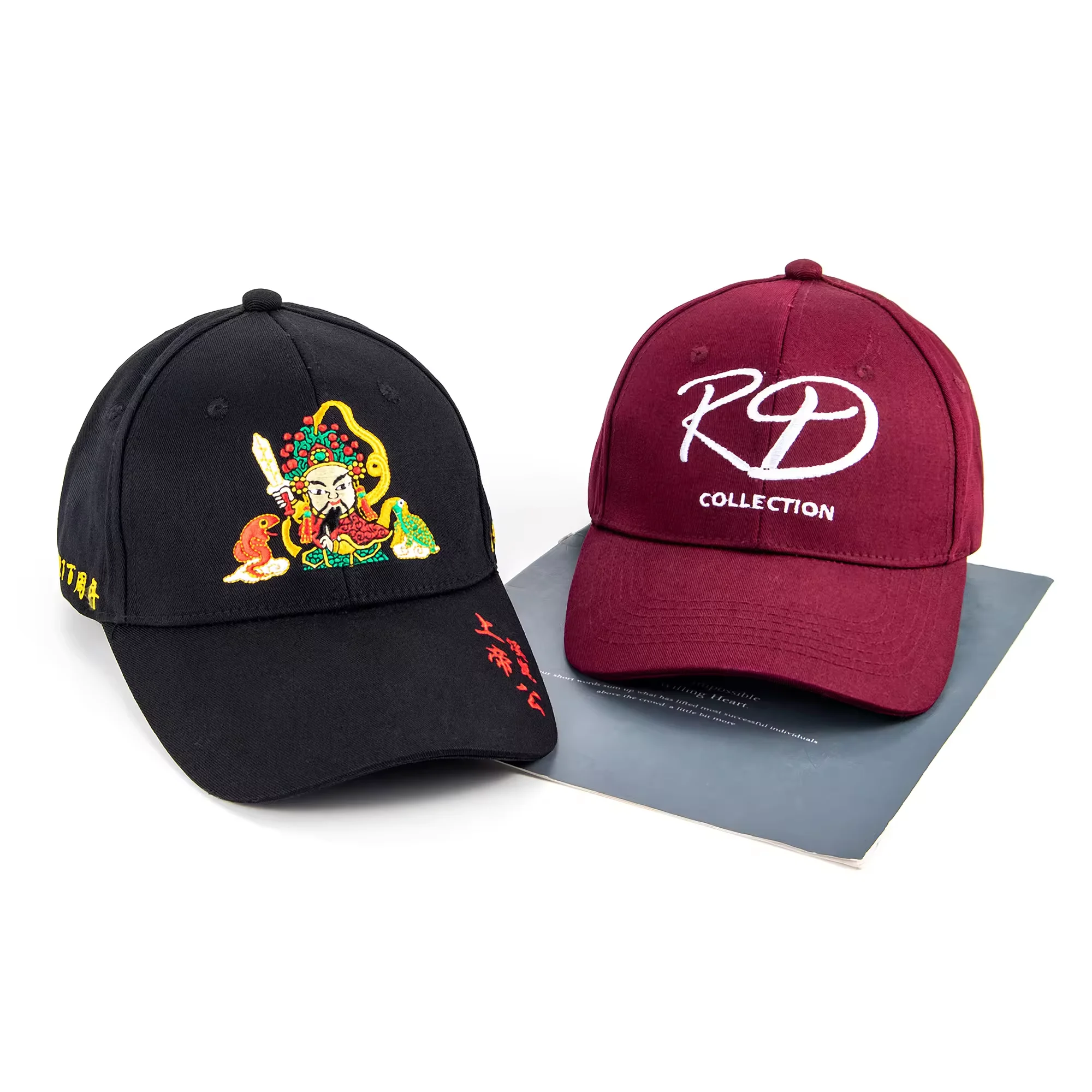 Custom 6 Panel Sports Hat 100% Cotton Plain Embroidery Logo Baseball Cap OEM Structured Adjustable Dad Hat for baby hat baby cap