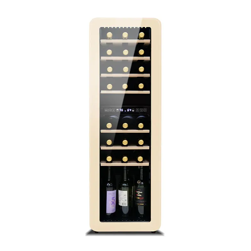 86L Single Temperature Glass Front Door Dual Zone Red Wine Fridge Chiller Cooler Manufacturers B78