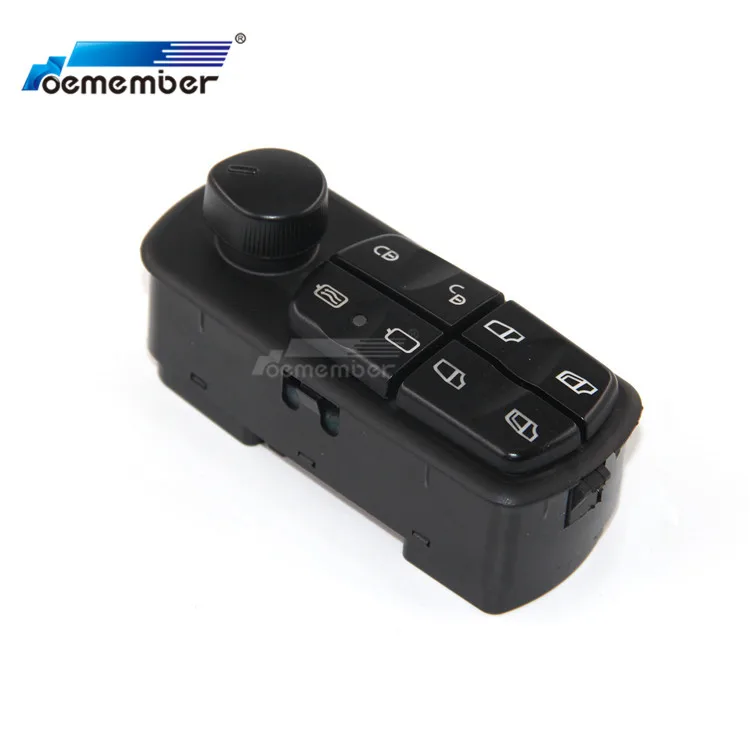 Oemember 0055452813 A0045455913 Heavy Duty Truck  Door Master Electric Power Window Regulator Lifter Control Switch For BENZ