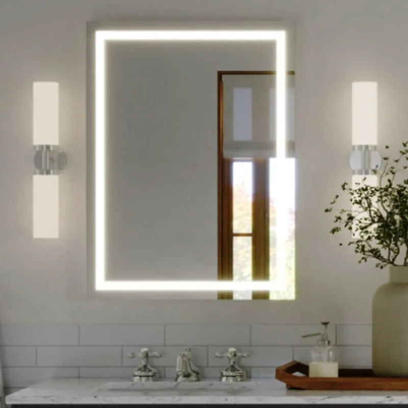 Factory Bathroom mirrors Full UL CE cUL touch sensor dimmer CCT 3000K-6000K light 28*36/36*36/60*36 inch led HOTEL MIRROR