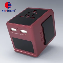 JS-801F готово к отправке портативное зарядное устройство с двумя портами usb настенный телефон зарядное устройство для путешествий адаптеры разъем Eu/US/UK умная электрическая автомобильное зарядное устройство