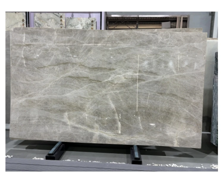 Brazil Taj Mahal Quartzite Marble Slabs Top Quality Island Countertop Factory Price