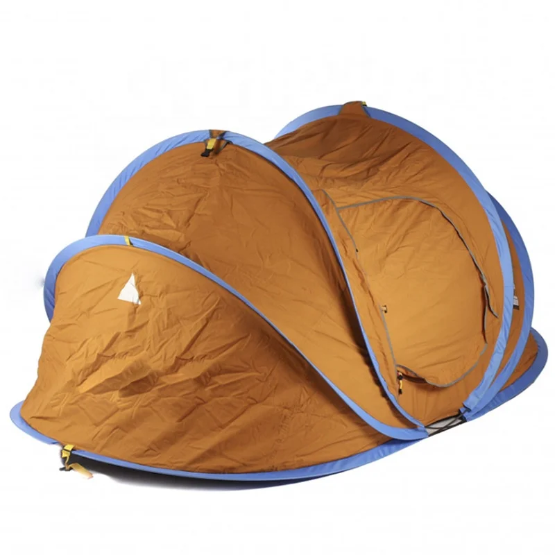 Customized Outdoor Camping Waterproof Quick Set Up Polycotton Flannelette Boat Shape Tent Middle East Pop Up Tent