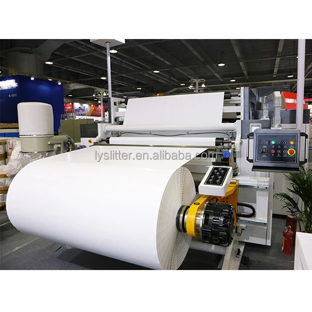 Paper Label Stock High Speed Shaftless Unwinding Slitting Rewinding Machine