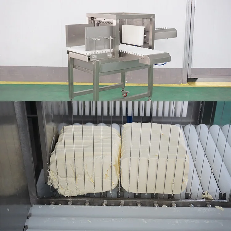 High Quality Electric Cheese Cutter Machine Industrial Luncheon Meat Tofu Mozzarella Cheese  Dicer Slicing Machine