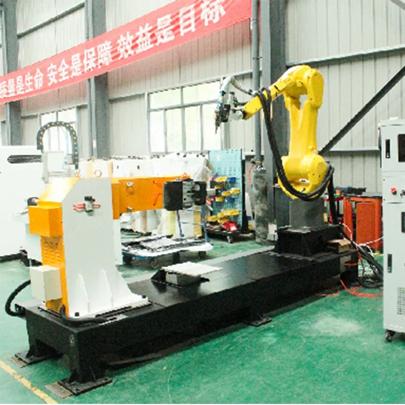 New-style vertical manipulator three-dimensional five-axis laser cutting machine