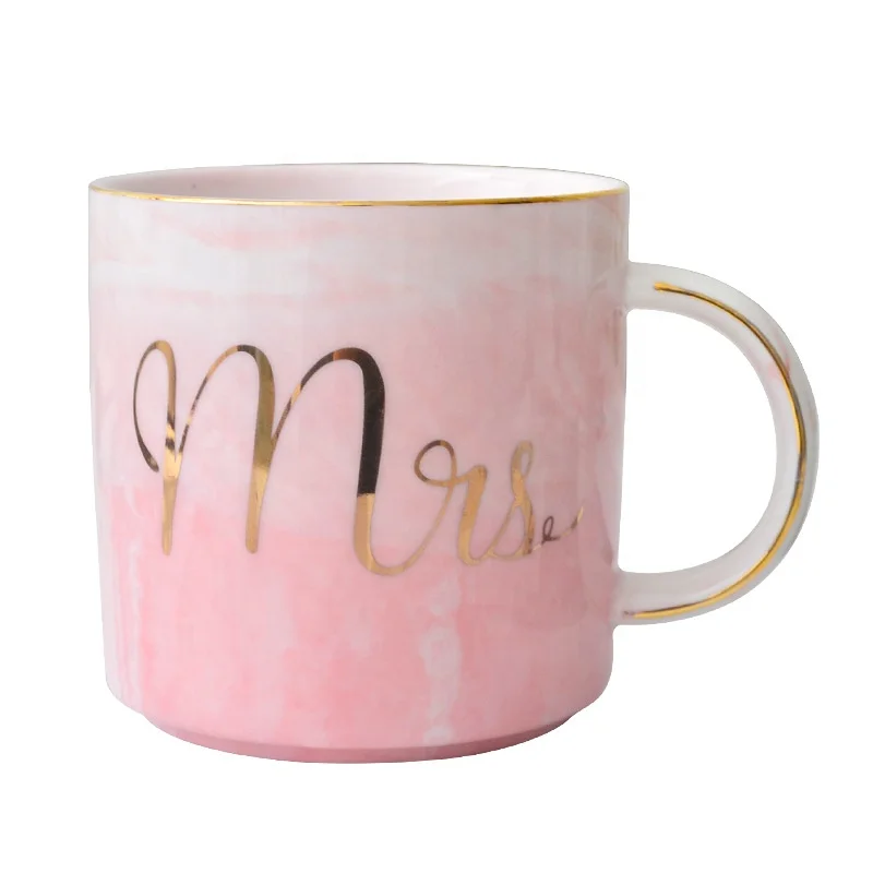 YIDING MR MRS coffee ceramic+mugs wholesale custom logo Promotional printed ceramic mugs coffee mug