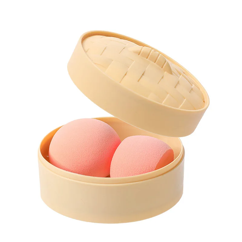Fashion 2024 Simei  Beauty Egg Super Soft Non-eating Powder Dry and Wet Dual-use Makeup Egg Air Cushion Sponge Puff Beauty Set
