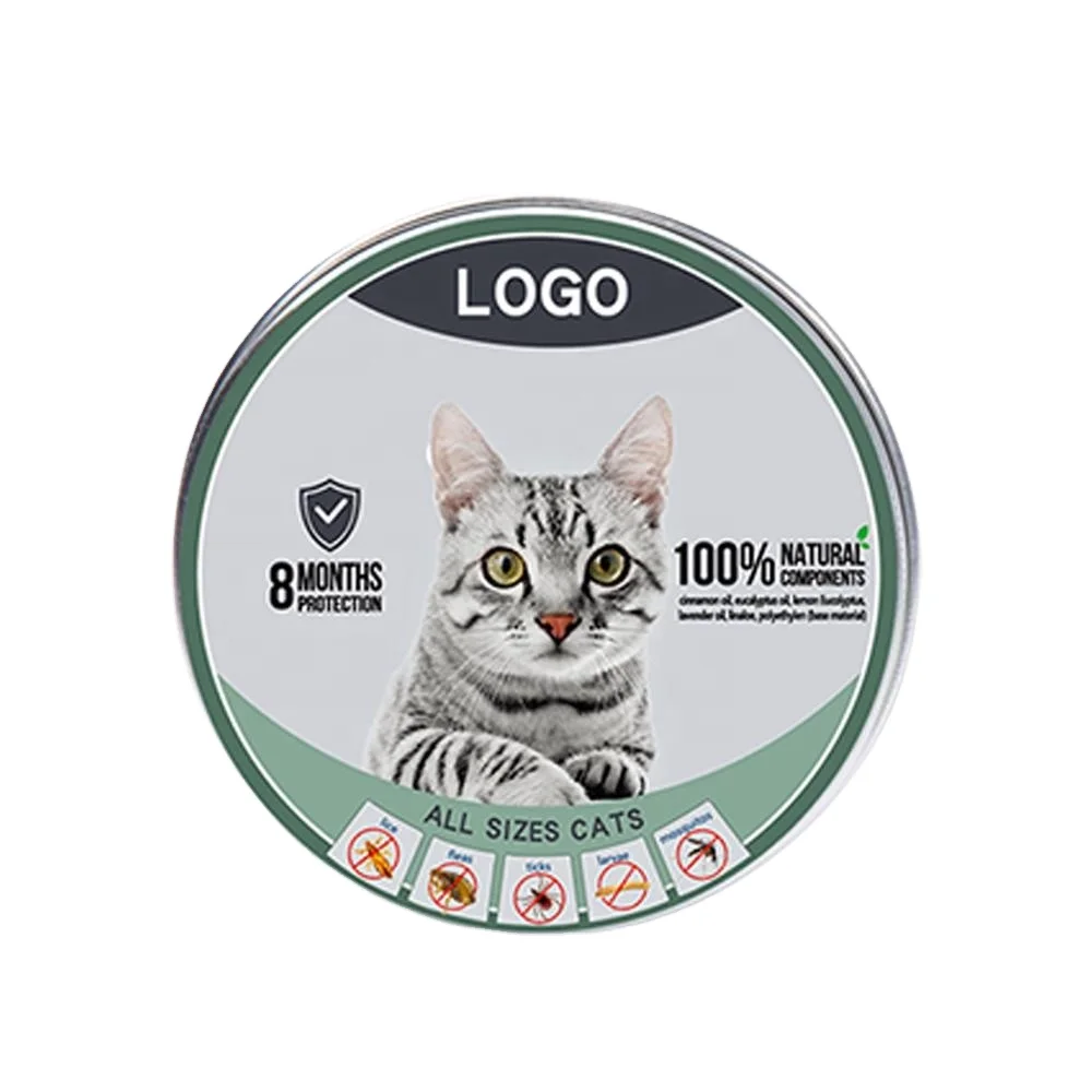 Крутой серый цвет собаки блохи воротник с натуральным эфирным маслом кожи Безопасный собаки блохи & tick Ошейник для домашних животных с натуральным эфирным маслом deet