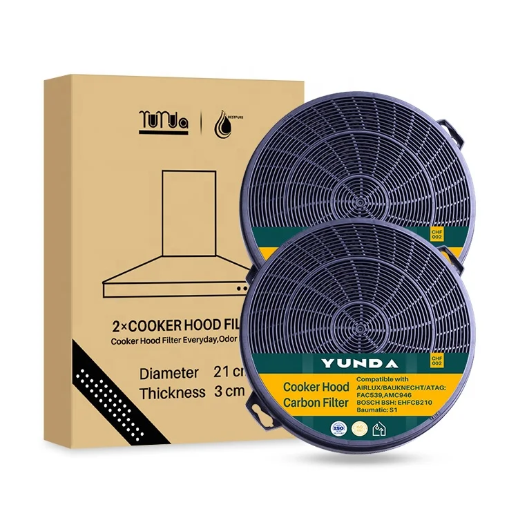Kitchen Cook Exhaust Range Extractor Smoke Hood Filter Hood Grease Filter High Quality Activated Carbon Carton Box Customized