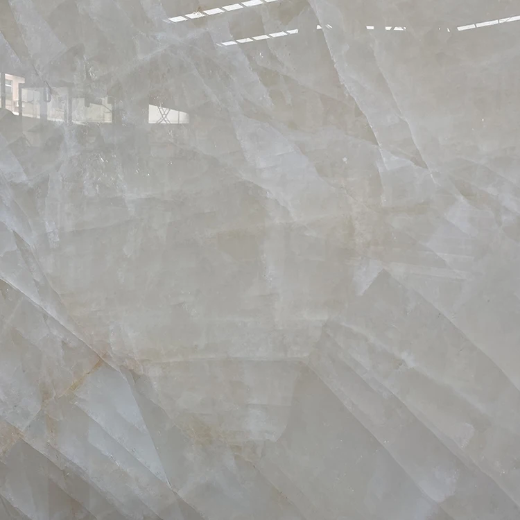 Polished Natural Crystal White Onyx Marble Slabs