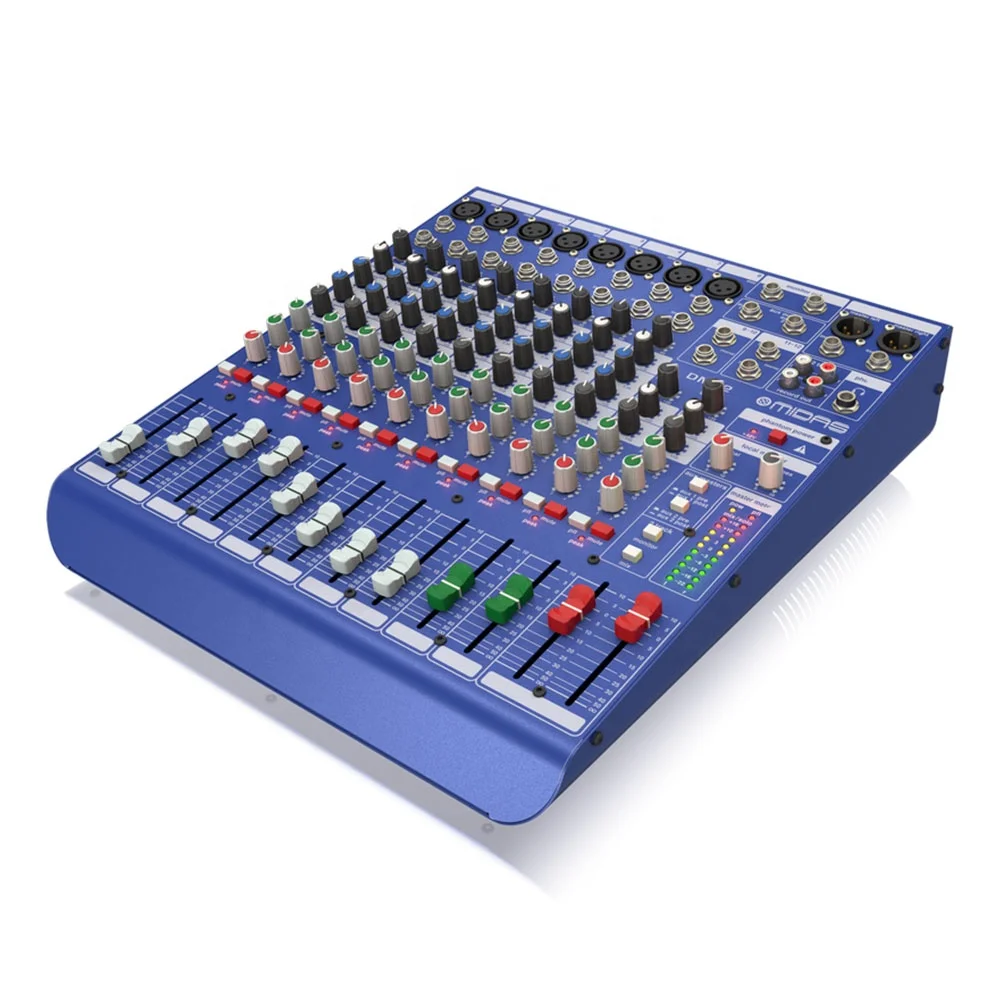12 Input Channels Studio Mixer Midas DM12 Mini Analog Mixer
