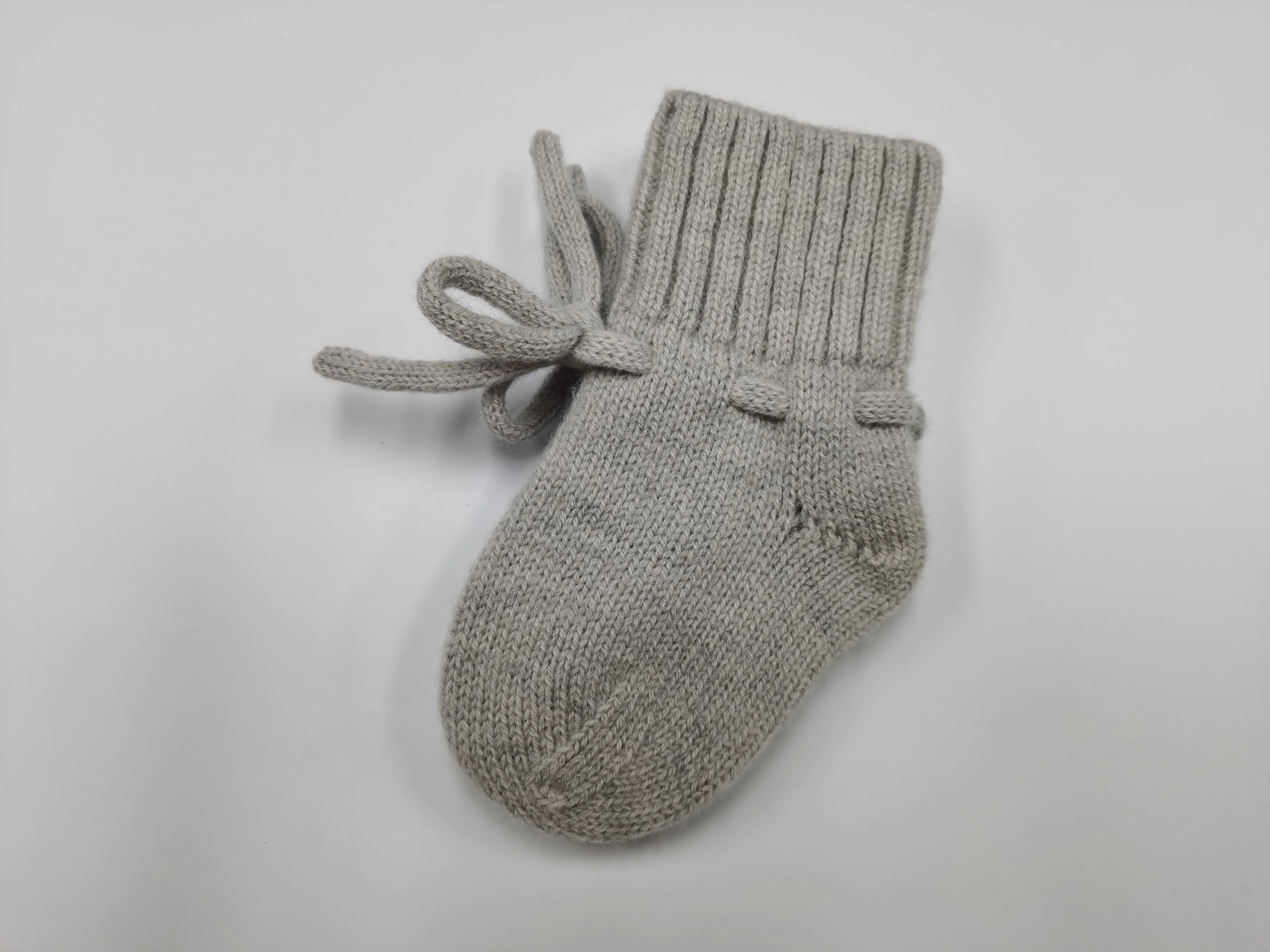 Infant newborn baby knitted merino wool shoes socks for baby 0 to 9 months