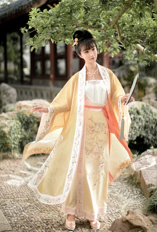 Fashion Chinese Clothing Kids Embroidery Skirt 1 Piece Set Girls Hanfu Dress Children S Tang Suit Bag Quantity Summer Ethnic