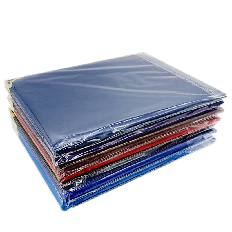 Blank  Leather Diploma cover plain Protect Folder Custom PU Leather A4 Certificate Holders