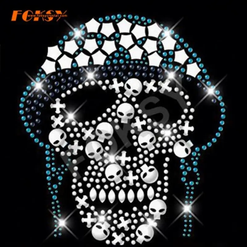 Crystal Hotfix Motif Car Sticker Design