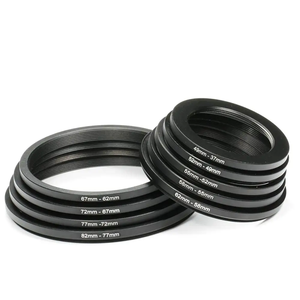 Step-Up Lens Adapter Ring for Camera Lenses & Camera Filters