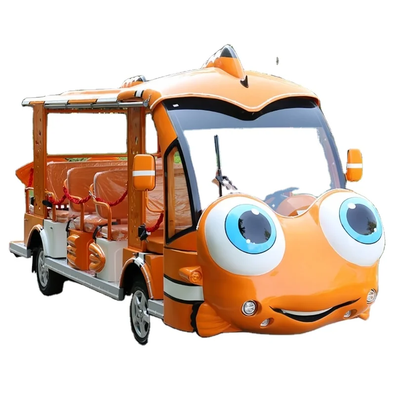 13 seats sightseeing bus car convertible electric sightseeing bus cartoon tourism sightseeing bus
