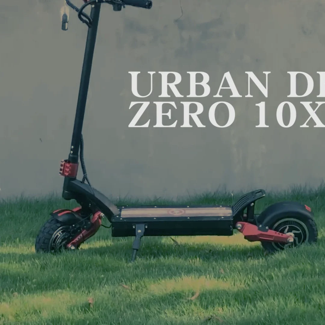 Двухмоторный электрический скутер ZERO 10X PRO 2000 Вт 10 дюймов с блокировкой отпечатка пальца китайские