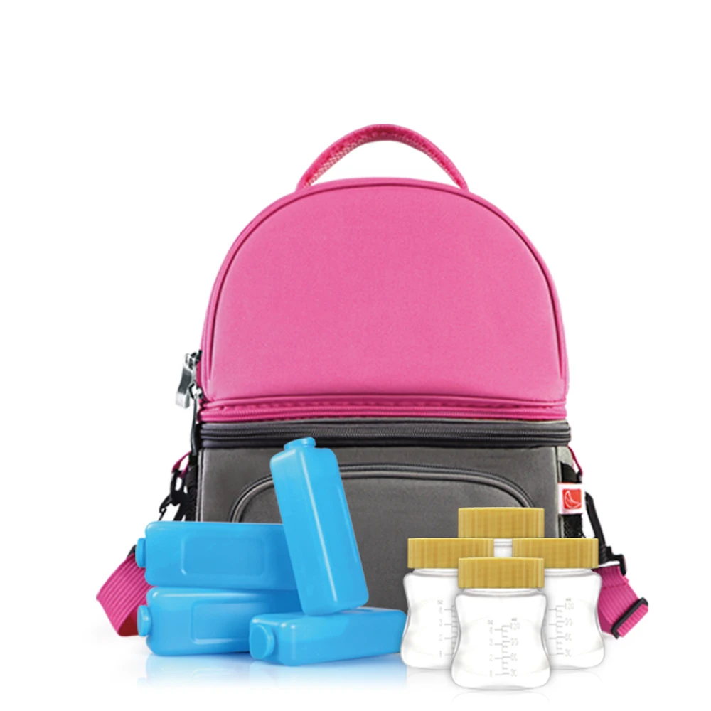Factory Oem Custom HORIGEN Outdoor Travel Baby Diaper Bag Nylon Breast Pump Tote for Stylish Mom