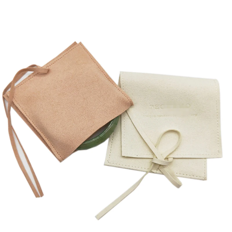 
jewellery packaging bags manufacture Custom wholesales Jewelry Envelope bag Suede Microfiber Pouch Jewelry 