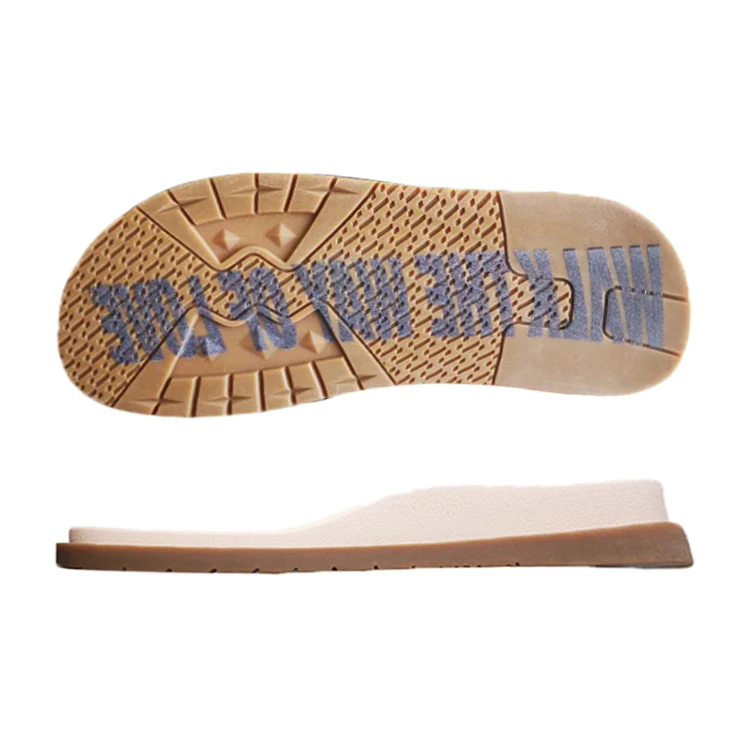 The latest fashion designed UA printed rubber sole for men sandals